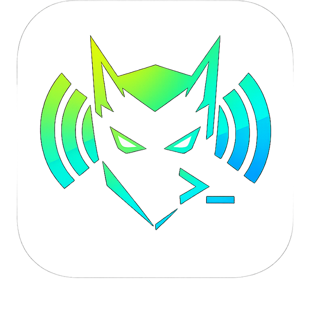 OPX-Demon app logo — neon demon emblem